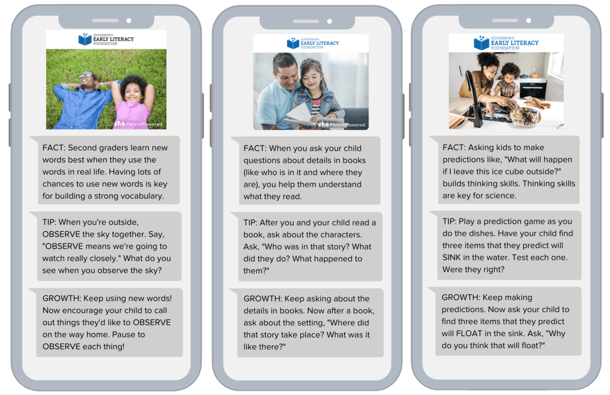 ParentPowered on mobile phones